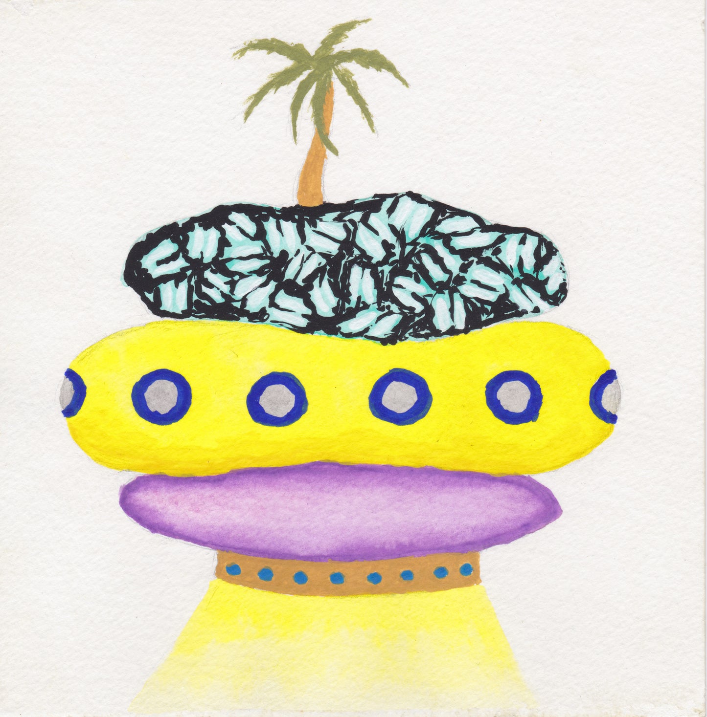 Spaceship painting