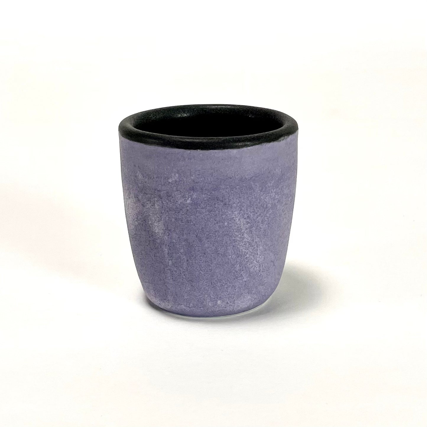 Lavender/Black sake cup