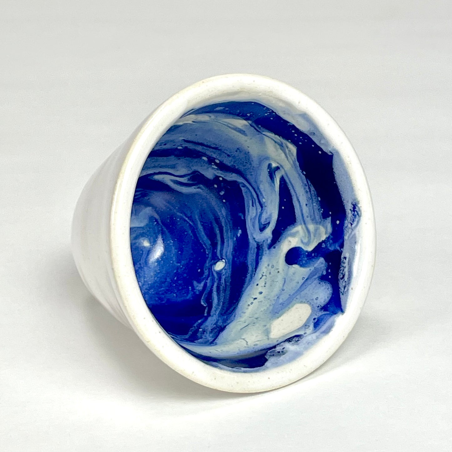 White/Blue Cup